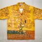 TREE OF LIFE Gustav Klimt Fine Art Print Casual Hawaiian Cut Cotton Dress Shirt L Large