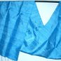 Thai Pure Silk Fabric Scarf New Hand Crafted SKY BLUE