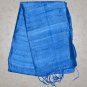 Thai Pure Silk Fabric Scarf New Hand Crafted SKY BLUE