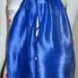 Thai Handcrafted ROYAL BLUE New Raw Silk Fabric Scarf