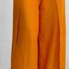 Thai FREESIZE Silky Rayon Wrap Yoga Pants BUDDHA GOLD Saffron
