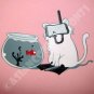 SCUBA CAT Fun New CISSE Fishy T-Shirt Asian M L XL BNWT