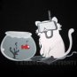 SCUBA CAT Fun New CISSE Fishy T-Shirt Asian M L XL BNWT