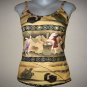 USAGI FOLKLORE Japanese UKIYOE Art Print Shirt Singlet TANK TOP Misses L Large