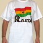 RASTA Lion of Judah FLAG Roots REGGAE T-shirt M White