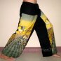 Utamaro Ukiyoe Art Print Thai Cotton Fisherman Pants Freesize S-XXL