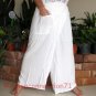 Thai PLUS SIZE XXL Rayon Fisherman New Yoga Pants WHITE