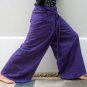 Thai PLUS SIZE XXL Rayon Fisherman New Yoga Pants WHITE
