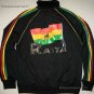 RASTA FLAG Lion of Judah Retro REGGAE Track Jacket M