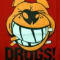 DRUGS So Tasty And Good North Dragon Japan T-Shirt M Medium Red