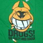 DRUGS So Tasty And Good North Dragon Japan T-Shirt M Medium Red