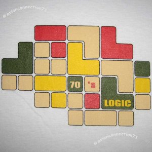 70's LOGIC CISSE Party T-shirt Asian XL White