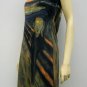 THE SCREAM Edvard Munch Hand Print Fine Art Shirt Singlet TANK TOP Misses S Small