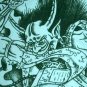 RAIJIN Japanese THUNDER GOD Charcoal Irezumi Tattoo T-Shirt Short Sleeve XL