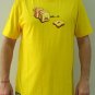 Ahh...h Sneezy Toast CISSE T-shirt Asian XXL Yellow NWT Sale!
