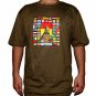 RASTAFARI WORLD REGGAE New Roots Rasta T-Shirt XL Green