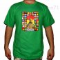 RASTAFARI WORLD REGGAE New Roots Rasta T-Shirt L Green