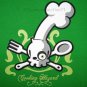 COOKING HAZARD Fun New CISSE T-Shirt Misses S GREEN NWT
