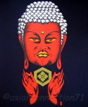 LORD BUDDHA RONIN Japan Yakuza T-Shirt M Blue