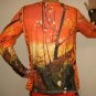 PLUM TREES Van Gogh JAPONISME Long Sleeve Art T Shirt Misses L