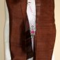 Thai DEEP BROWN New Handwoven 100% Silk Fabric Scarf