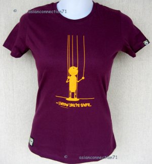 I KNOW YOU'RE THERE Cisse T-Shirt Misses S Purple BNWT!
