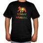 REGGAE DIVAS Lion of Judah Rasta T-shirt S,M,L,XL Black