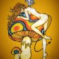 PSYCHEDELIC MUSHROOM NYMPH Reggae T-shirt S M L XL Yllw