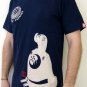 SAMURAI PROFILE New RONIN Japan T-Shirt L Dk BLUE BNWT!