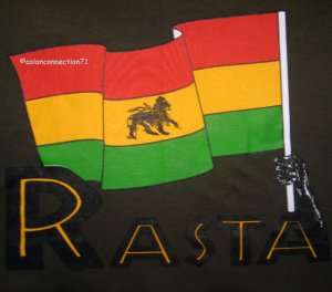 RASTA FLAG New Roots REGGAE T-Shirt M,L,XL,XXL Green
