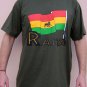 RASTA FLAG New Roots REGGAE T-Shirt M,L,XL,XXL Green