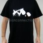 CHICKEN AFFAIR Fun New CISSE T-shirt Asian M Black BNWT