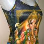 LORD GANESH Hindu Art Print Shirt TANK TOP Misses L Large