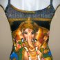 LORD GANESH Hindu Art Print Shirt TANK TOP Misses L Large