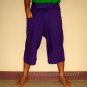4 Pair Thai Cotton Yoga Fisherman Capri SHORT Pants FREESIZE Wholesale Lot