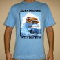 SURF HEAVEN Woody Wave Rider PRIERE T-shirt M Medium Blue