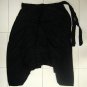 Thai Hmong Hilltribe Pants FREESIZE Rayon BLACK New!