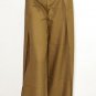 Thai Wrap Pants Yoga Trousers GOLDEN BROWN FREESIZE Silky Rayon