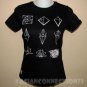 ORIGAMI DISASTER Fun New Cisse T-Shirt Misses S BNWT!