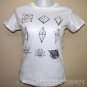 ORIGAMI DISASTER Fun New Cisse T-Shirt Misses S BNWT!