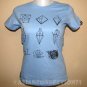 ORIGAMI DISASTER Fun New Cisse T-Shirt Misses S BNWT!