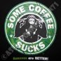 SOME COFFEE SUCKS New Cisse Monkey T-Shirt Misses S NWT