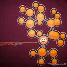 GENETICALLY GAMER Disco Rave CISSE T-Shirt Slim Fit Asian M Medium Purple