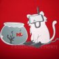 SCUBA CAT Cisse Fishy T-shirt Misses S Many Colors! NWT
