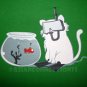 SCUBA CAT Cisse Fishy T-shirt Misses S Many Colors! NWT