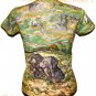 PEASANT WOMEN DIGGING IN SNOW Van Gogh Art Print T-shirt Misses S M L XL