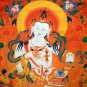 GUANIM Buddhist Goddess of Mercy Cap Sleeve Hindu Art Print T Shirt Misses S Small