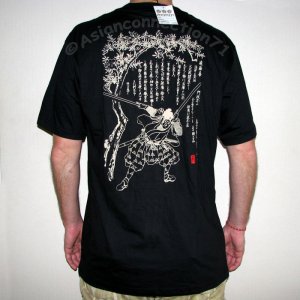 JODO Martial Arts Fighter RONIN Japan Tokyo Yakuza T-Shirt XXL 2XL Black