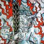 Japan FIRE DEMON New Irezumi Tattoo LONG SLEEVE Shirt M