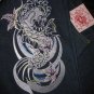 Japanese Lucky Fish Embroidered SOUL OF KOI Jeans 34x36